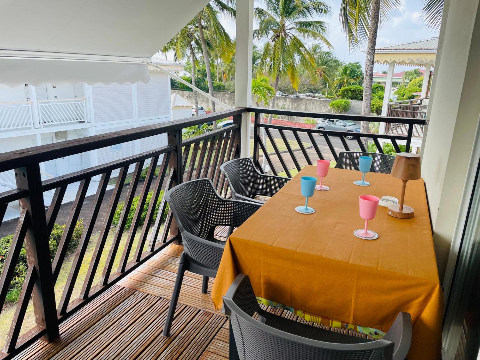Ticarbets T3 - Residence Manganao - En Bord De Plage Saint-Francois  Kültér fotó