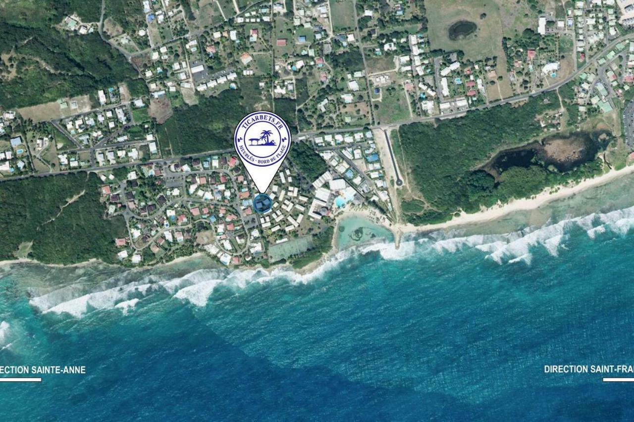 Ticarbets T3 - Residence Manganao - En Bord De Plage Saint-Francois  Kültér fotó